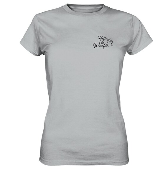 Wein T-Shirt 'Holla Die Weinfee' - Lustiges Geschenk Für Weinliebhaber