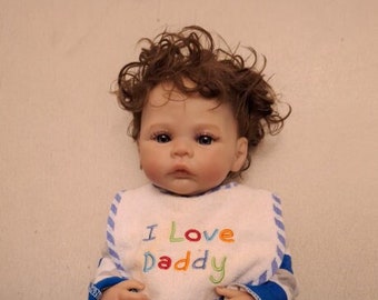 19 Inch Anatomical Correct Baby Doll Realistic Flexible Soft Silicone Girl Lifelike Reborn Babies,Real Pictures  , reborn doll