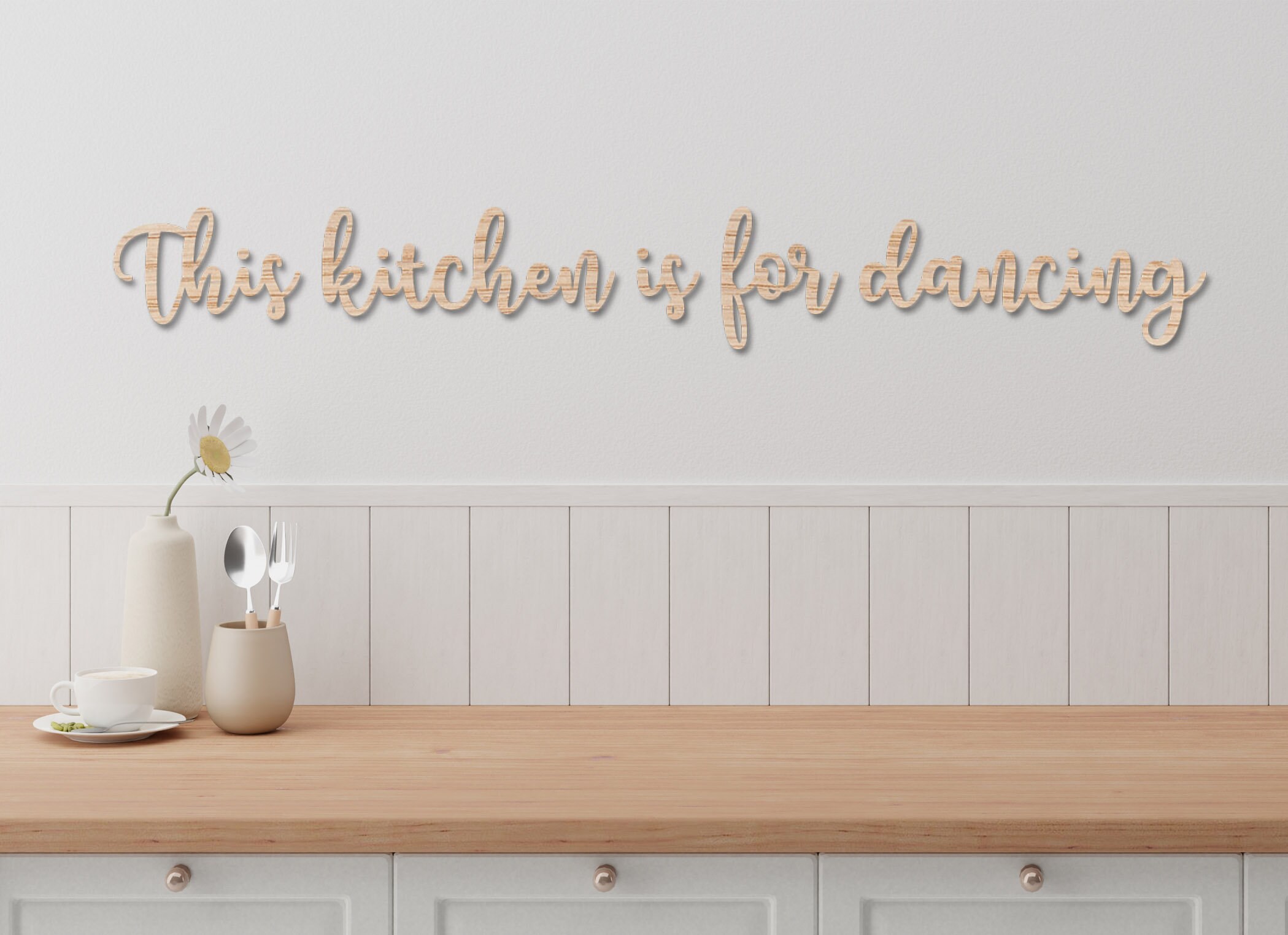 JennyGems Funny Kitchen Signs, This Kitchen is for Dancing, 6x13