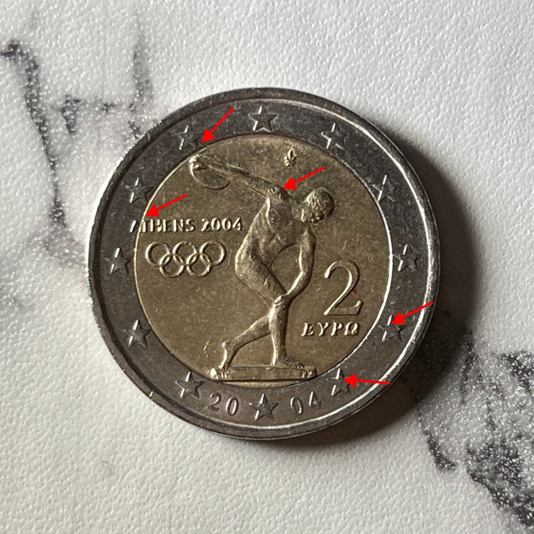Seltene 2 Euro Athen 2004 M nze Etsy de Seltene 2 Euro Athen 2004 M nze Etsy de