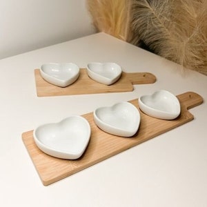Heart Dishes Serving Tray