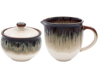 Reactive Glaze Sugar and Cream Set