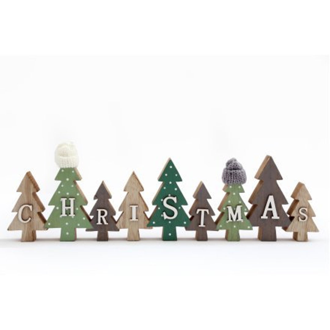 Wooden Christmas Sign Etsy UK