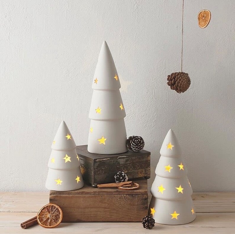 Star Ceramic Christmas Tree Etsy UK