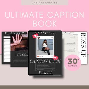 Ultimate Caption Book for Instagram I Caption Ideas For Influencers I 30 Captions For Instagram