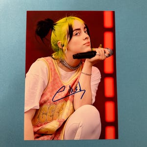 Billie Eilish signed photo authentic autograph with COA