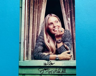 Joni Mitchell signed photo authentic autograph with COA