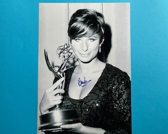 Envoi autographe authentique signé par Barbra Streisand avec certificat d'authenticité