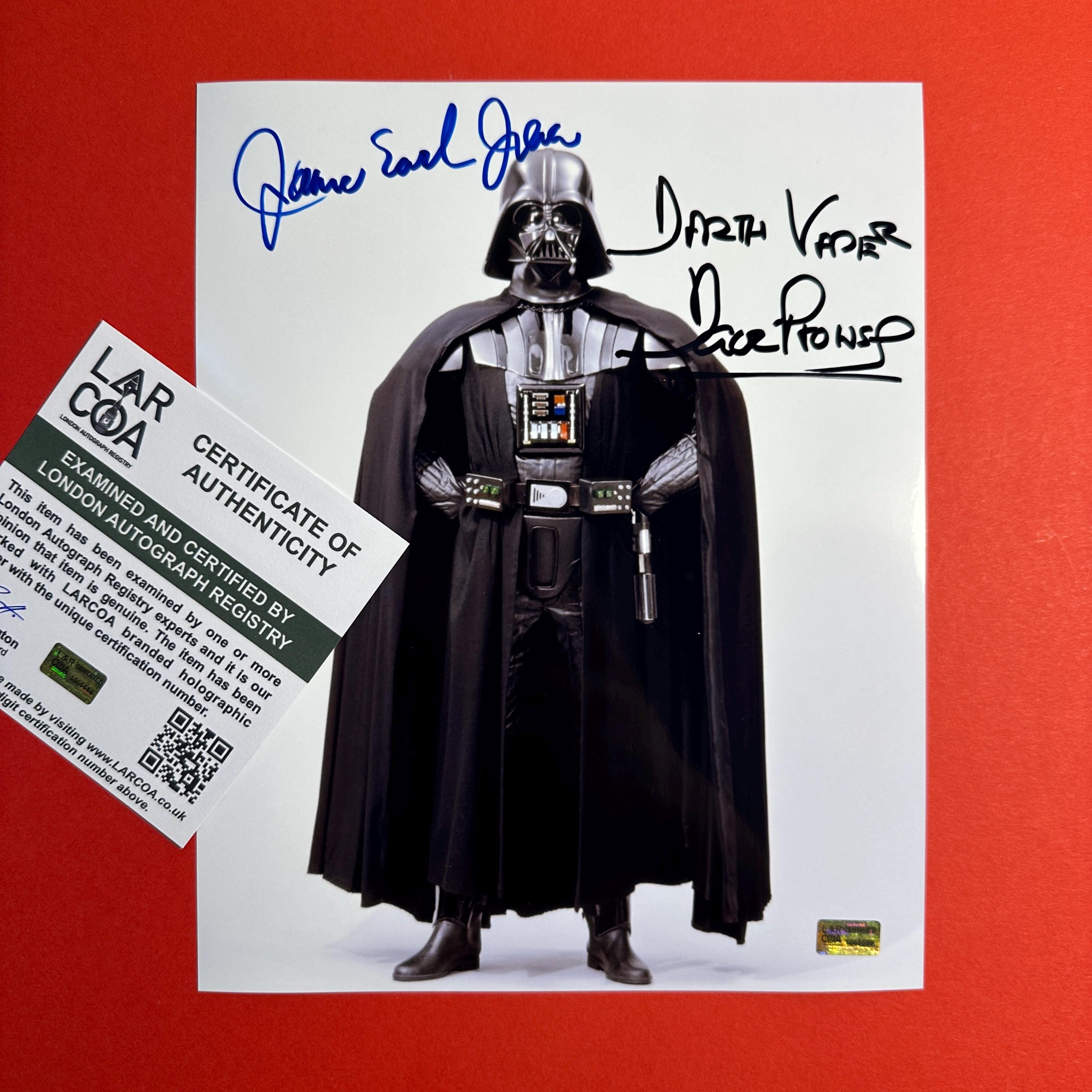 Darth Vader Autograph - Etsy