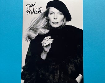 Joni Mitchell signed photo authentic autograph with COA