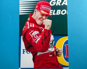 Michael Schumacher - F1 Champion signed photo authentic autograph with COA