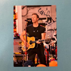 Chris Martin - Coldplay signed photo authentic autograph with COA