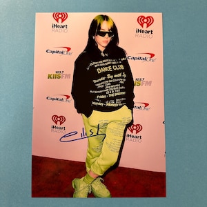 Billie Eilish signed photo authentic autograph with COA