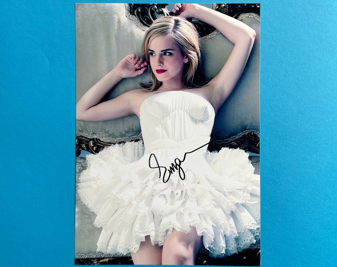EMMA WATSON signed autographed photo COA Hologram main image 0