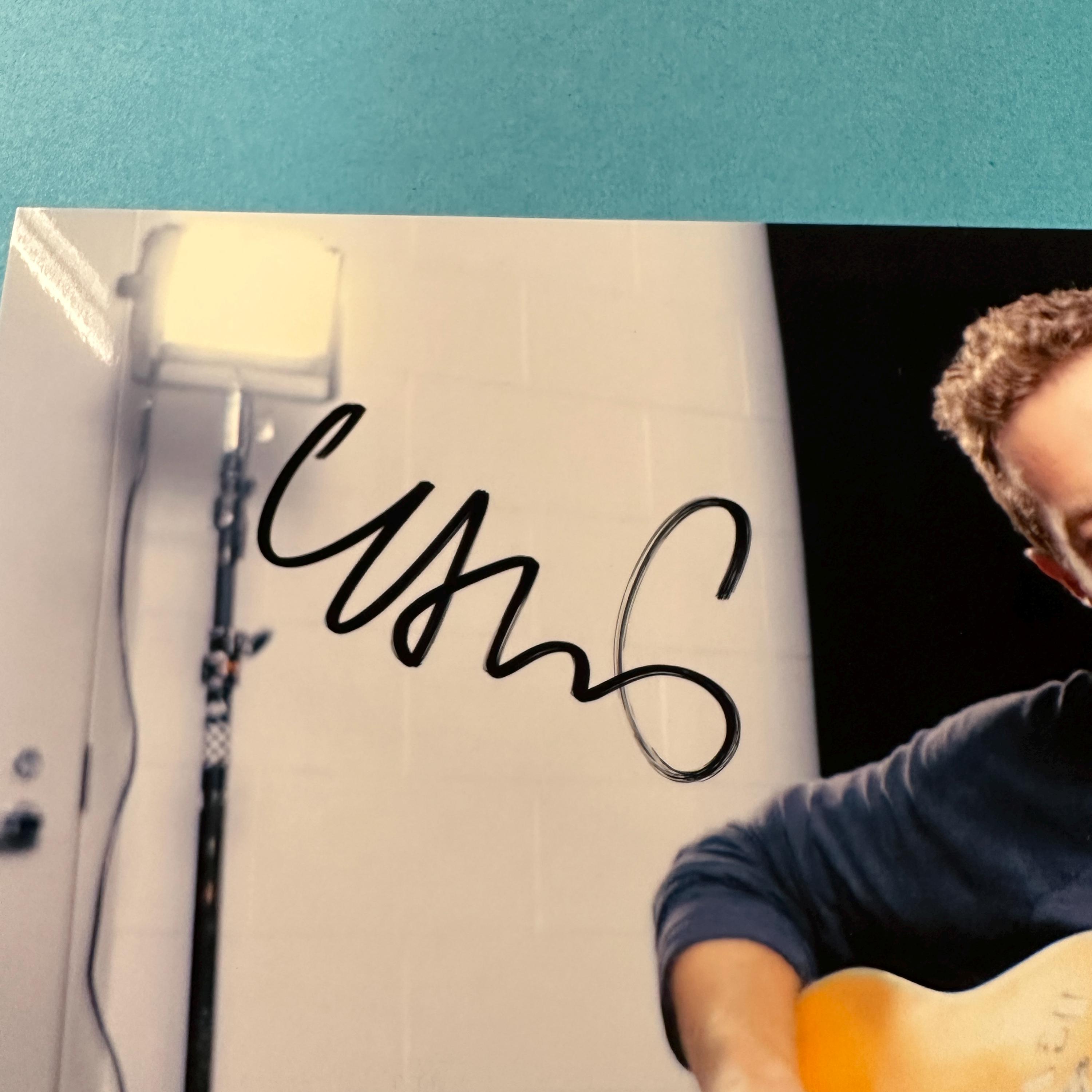 クリス・マーティン ChrisMartin サイン入り写真 クリス・マーティン - コールドプレイの直筆サイン入り写真、COA