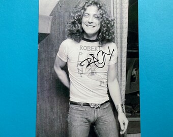 Robert Plant - Led Zeppelin signed photo authentic autograph with COA