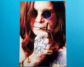 Ozzy Osbourne signed photo authentic autograph with COA