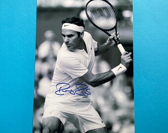 Roger Federer signed photo authentic autograph with COA