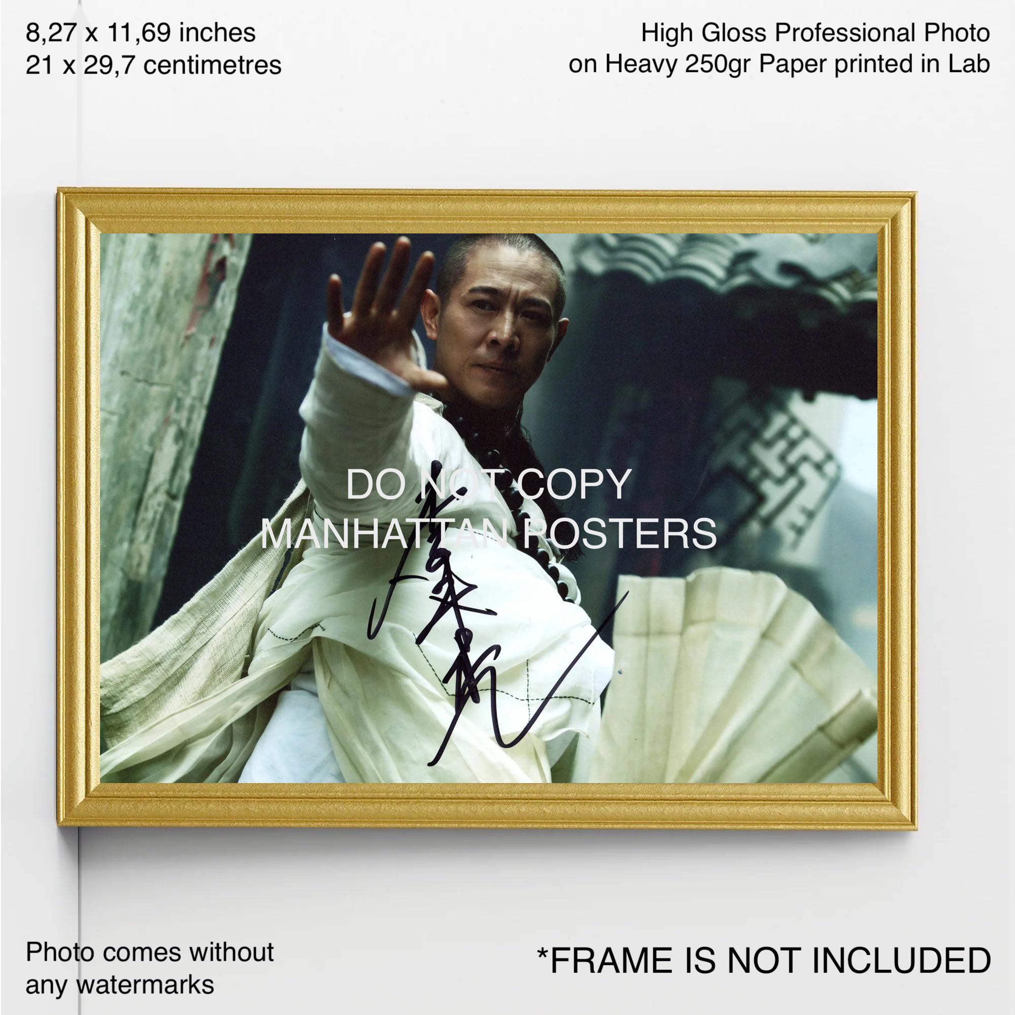 Jet Li Signed JET LI Signed Photo Print AAA+ Quality Reprint From Authentic ...