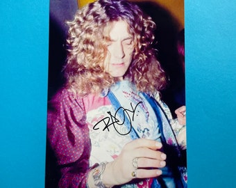 Robert Plant - Led Zeppelin signed photo authentic autograph with COA