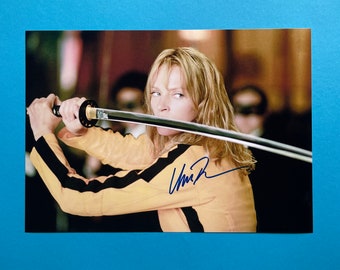 Uma Thurman signed photo authentic autograph with COA