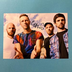 Chris Martin - Coldplay signed photo authentic autograph with COA