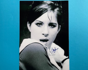 Envoi autographe authentique signé par Barbra Streisand avec certificat d'authenticité