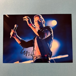 Chris Martin - Coldplay signed photo authentic autograph with COA