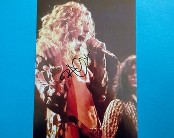 Robert Plant - Led Zeppelin signed photo authentic autograph with COA