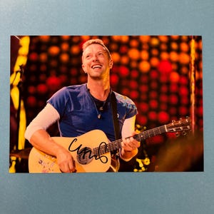 Chris Martin - Coldplay signed photo authentic autograph with COA