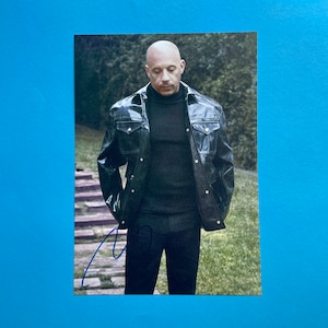 Vin Diesel signed photo authentic autograph with COA