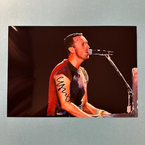 Chris Martin - Coldplay signed photo authentic autograph with COA