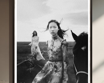 RARE: True Beauty of Kazakh Women by Roberto Scaglietti - 1 of 1000 Limited Original Photo Print