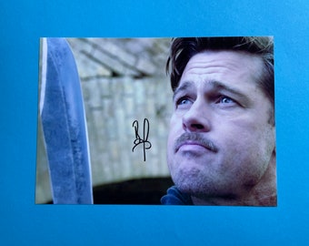 Brad Pitt signed photo authentic autograph with COA
