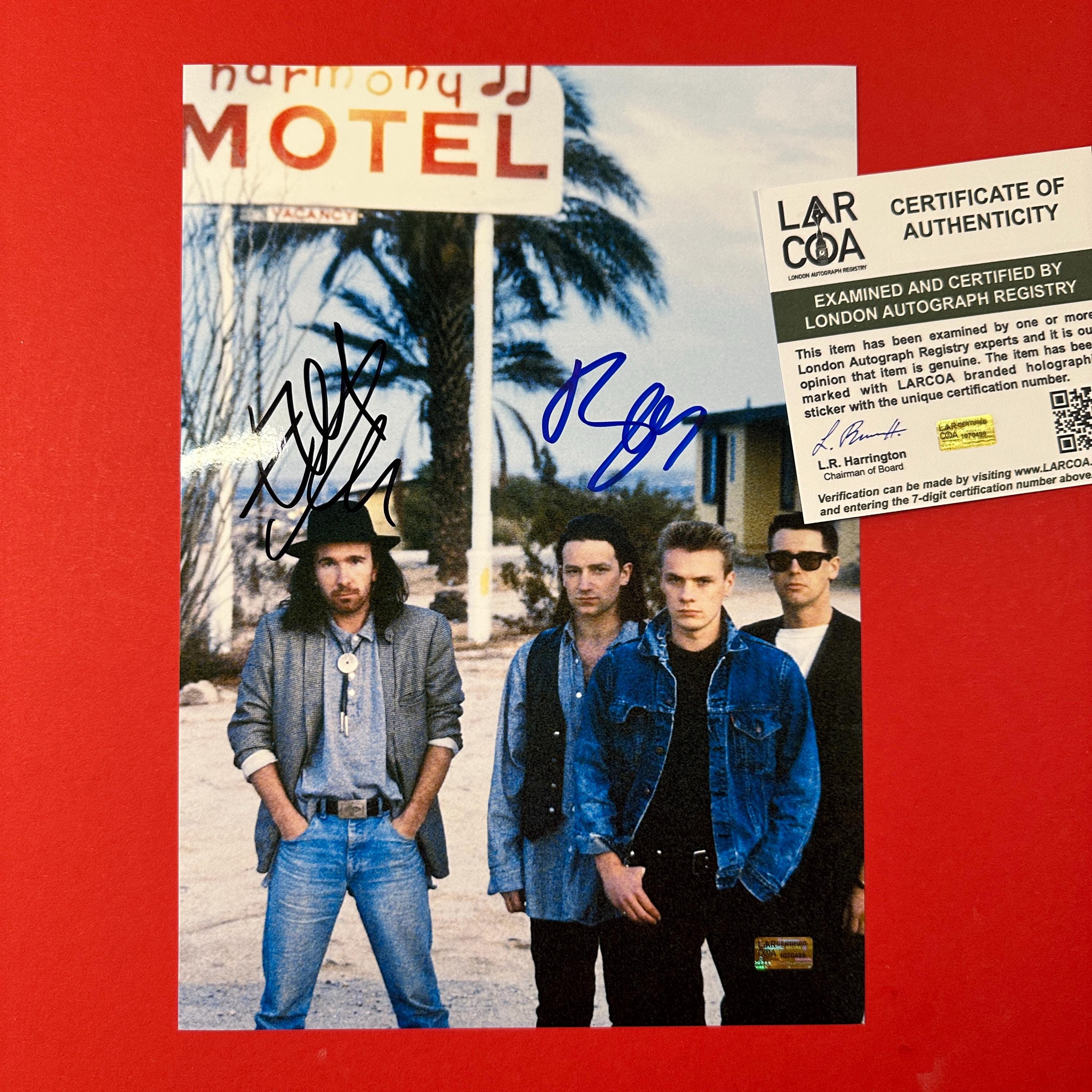 Bono U2 Autograph - Etsy