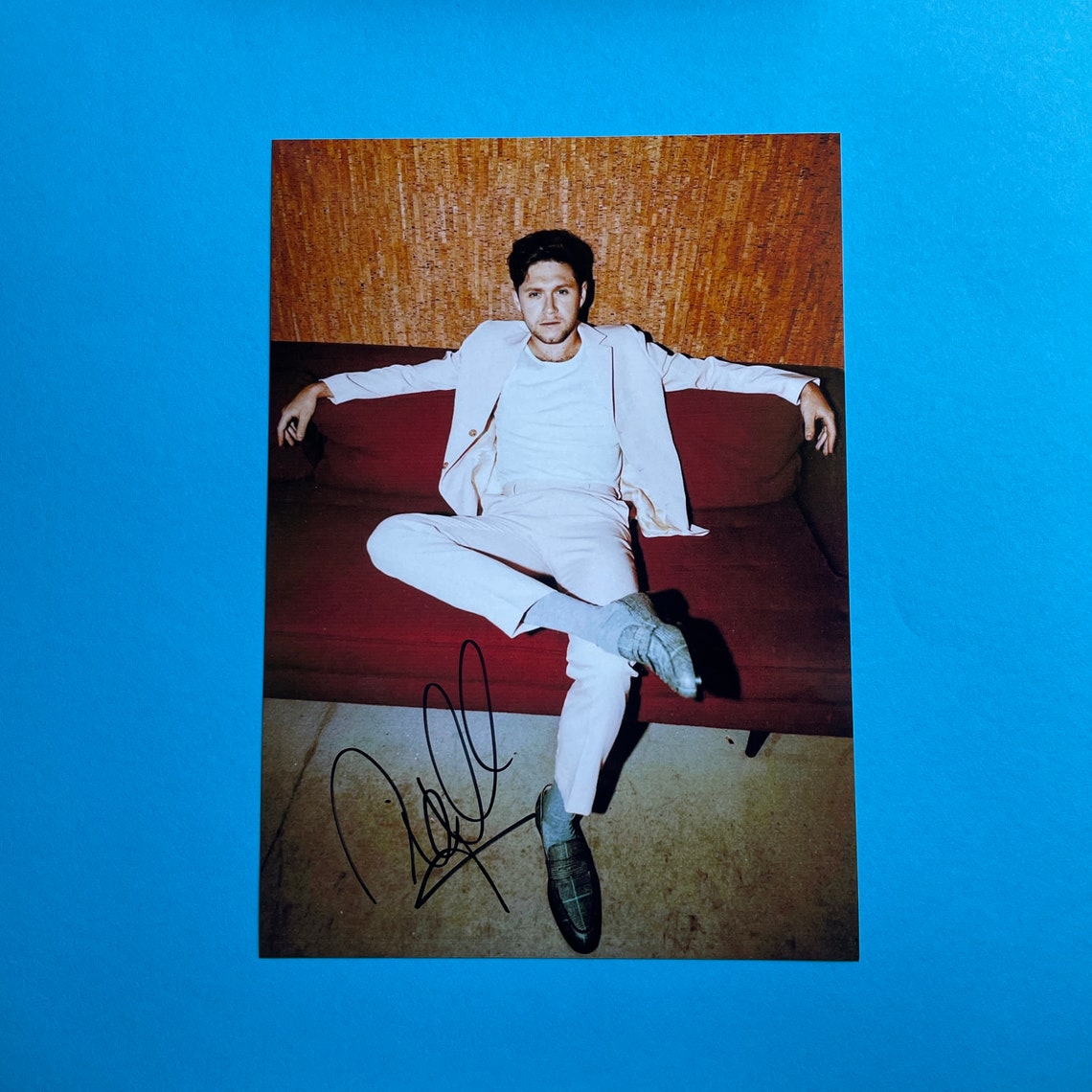 Max Verstappen Niall Horan Signed A4 Printed Autograph One