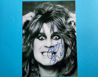 Ozzy Osbourne signed photo authentic autograph with COA