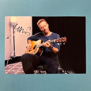 Chris Martin - Coldplay signed photo authentic autograph with COA