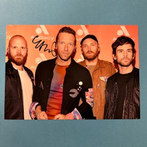 Chris Martin - Coldplay signed photo authentic autograph with COA