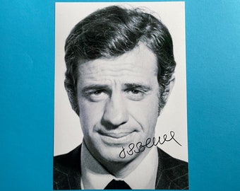 Jean-Paul Belmondo signed photo authentic autograph with COA