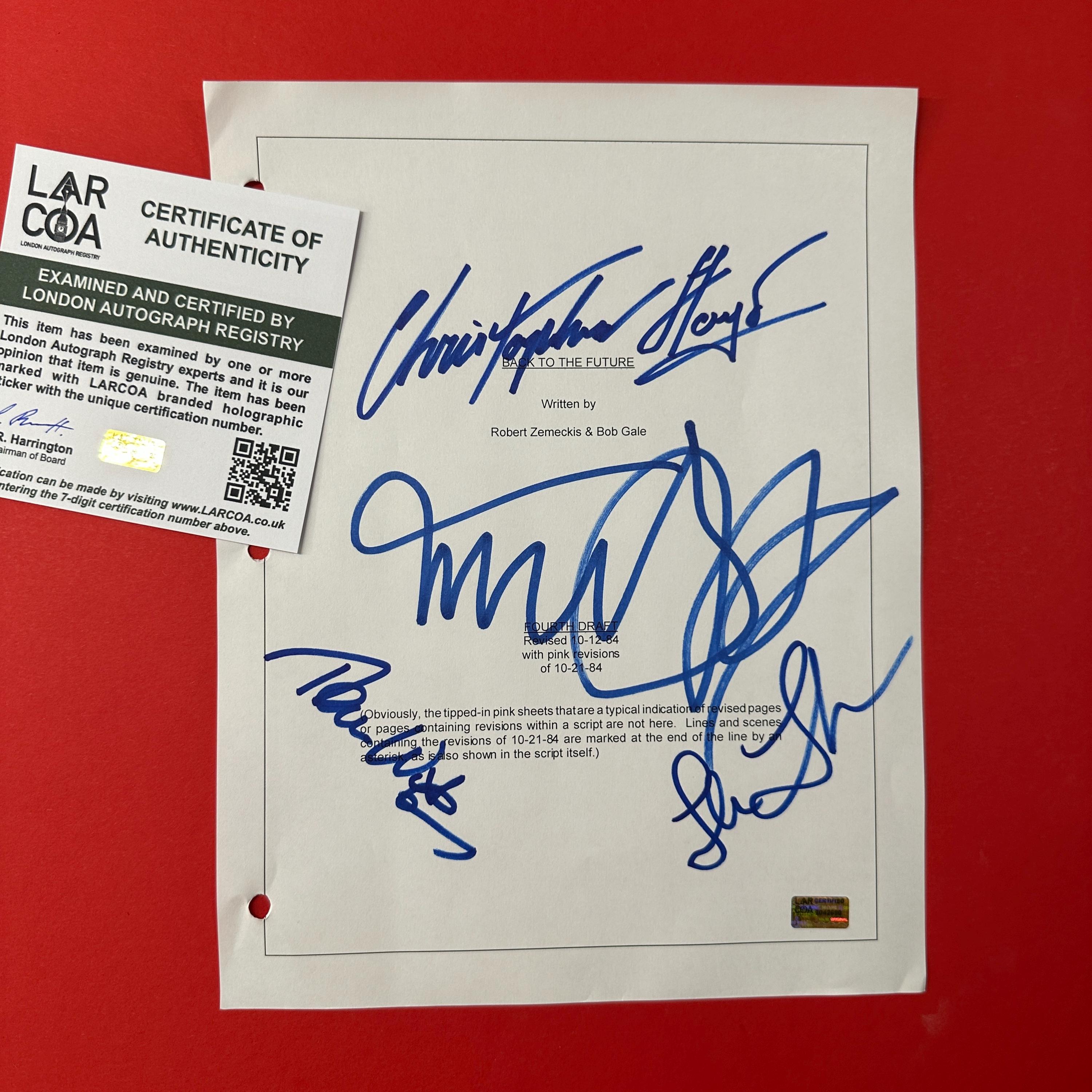 Michael J Fox Signature - Etsy
