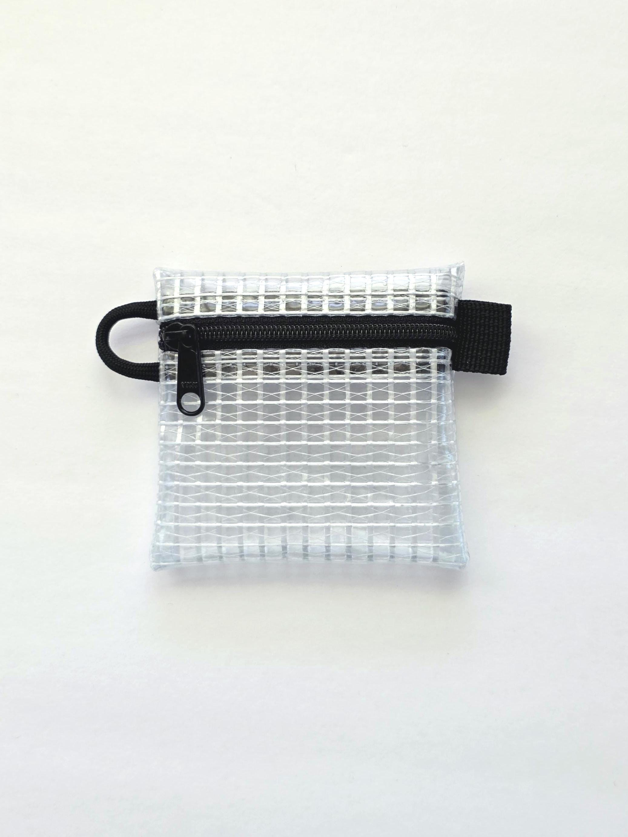 Clear Compact Zipper Pouch - Mini / Micro Bag - Tiny Coin Purse