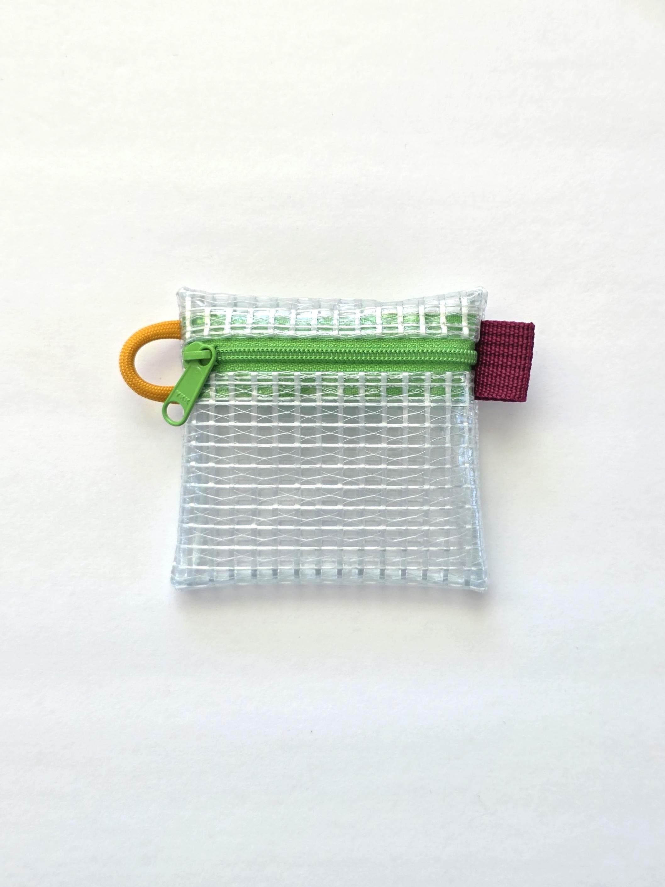 Clear Compact Zipper Pouch - Mini / Micro Bag - Tiny Coin Purse