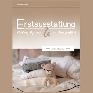 Baby&#39;s First Equipment Checklist | Available immediately PDF Download | Clothing, Hygiene Products, Nursery | Pregnancy, Mom, Time Saving