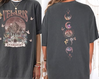 Velaris Comfort colors shirt, Gold print, Original Design, Velaris shirt, City of Starlight, The Night Court, city of starlight