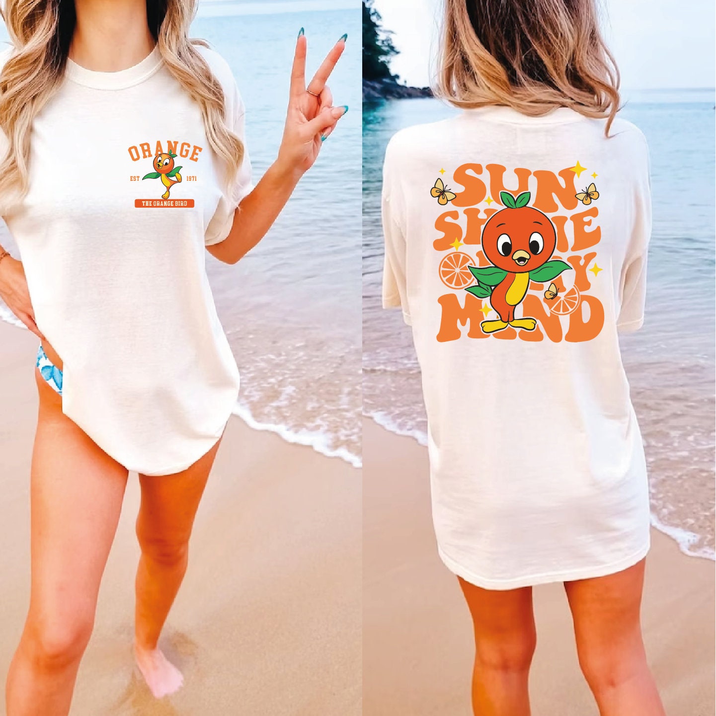 Orange Bird Sunshine Shirt, Orange Bird Shirt, Disney Orange