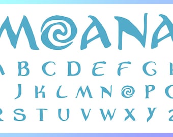 moana font, moana font svg, moana font cricut, moana svg, moana font canva, moana font silhouette