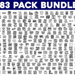 SARCASTIC MEGA BUNDLE, 283 Designs, Sarcastic svg, Sarcastic Saying svg, Funny svg, Humorous svg, Humorous svg, cut files cricut, silhouette