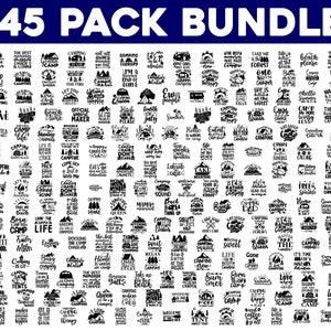 CAMPING MEGA BUNDLE, 245 Diseños, Camping svg, Camping Life svg, Happy Camper svg, Senderismo svg, archivos cortados cricut, silueta