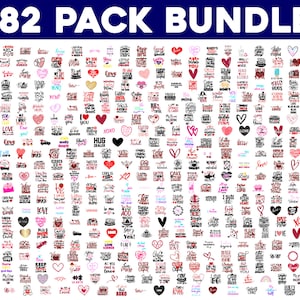 MEGA BUNDLE di San Valentino, 482 disegni, San Valentino in formato SVG, San Valentino in formato SVG, San Valentino in formato SVG, amore in formato SVG, tagliare file cricut, silhouette